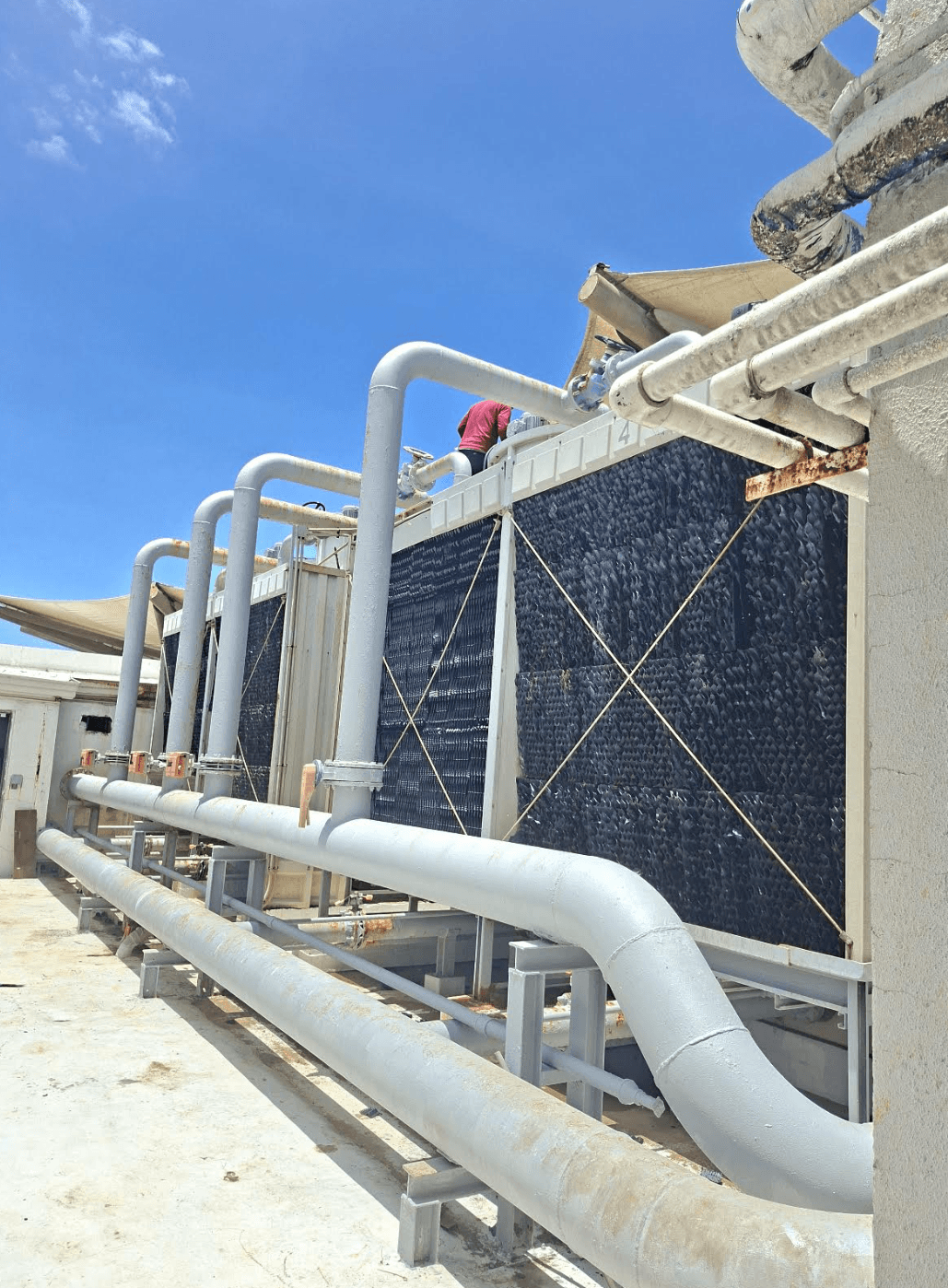Cooling tower refurbishing service