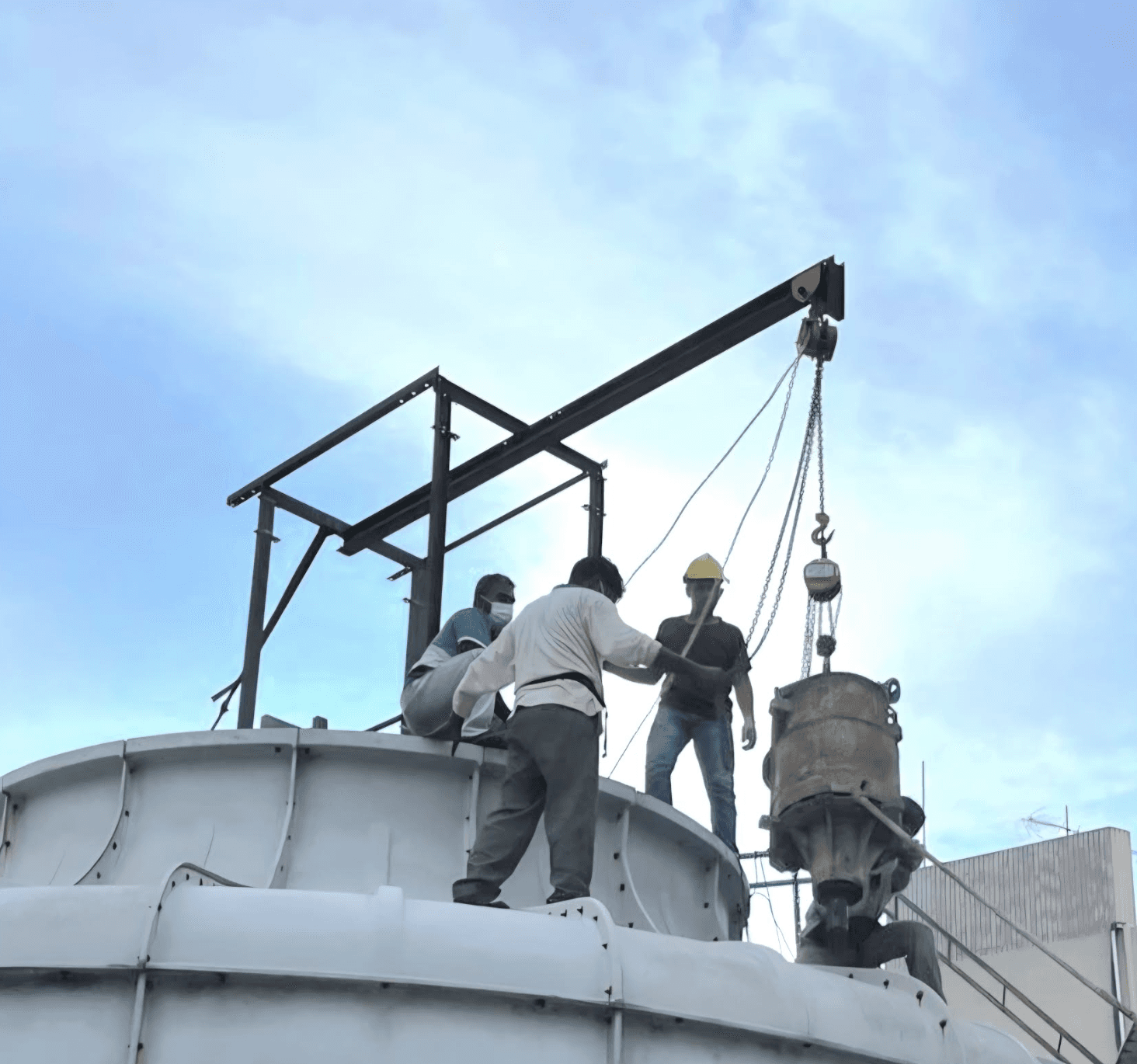 Cooling tower repair service